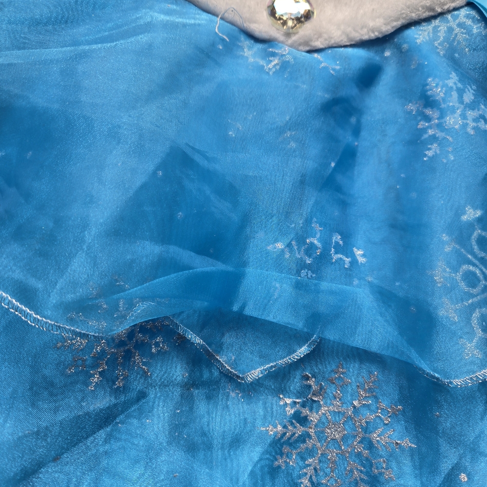 Blue Snow Princess Costume for Kids - Picture 3 of 6